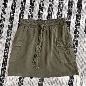 Anthropologie Cloth & Stone Kaycee Utility Mini‎ Skirt XS